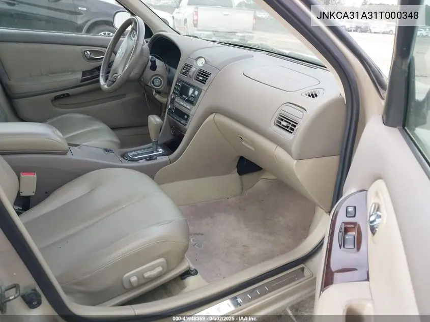 2001 Infiniti I30 Luxury VIN: JNKCA31A31T000348 Lot: 41948369