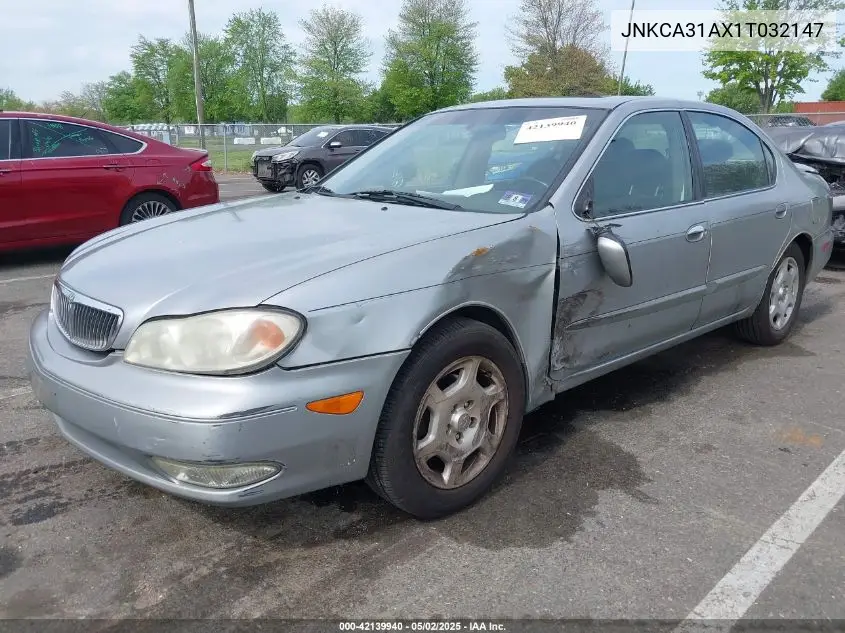 2001 Infiniti I30 Luxury VIN: JNKCA31AX1T032147 Lot: 42139940