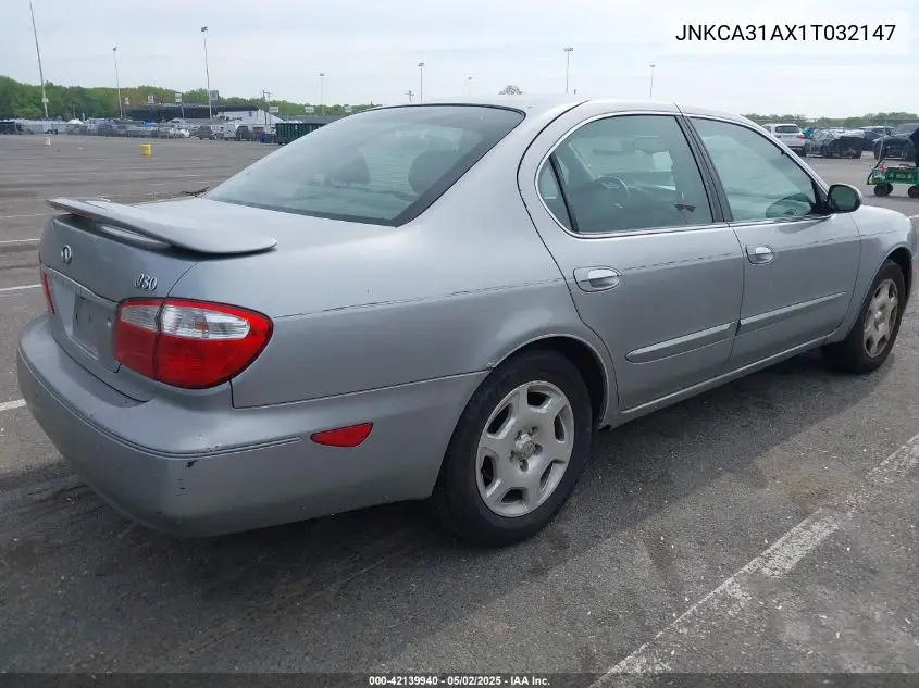2001 Infiniti I30 Luxury VIN: JNKCA31AX1T032147 Lot: 42139940