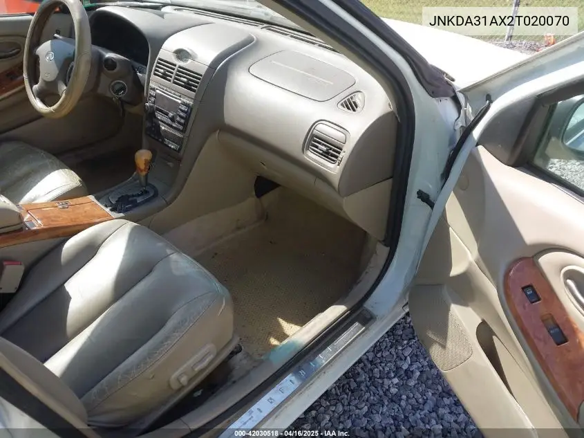 2002 Infiniti I35 Luxury VIN: JNKDA31AX2T020070 Lot: 42030518