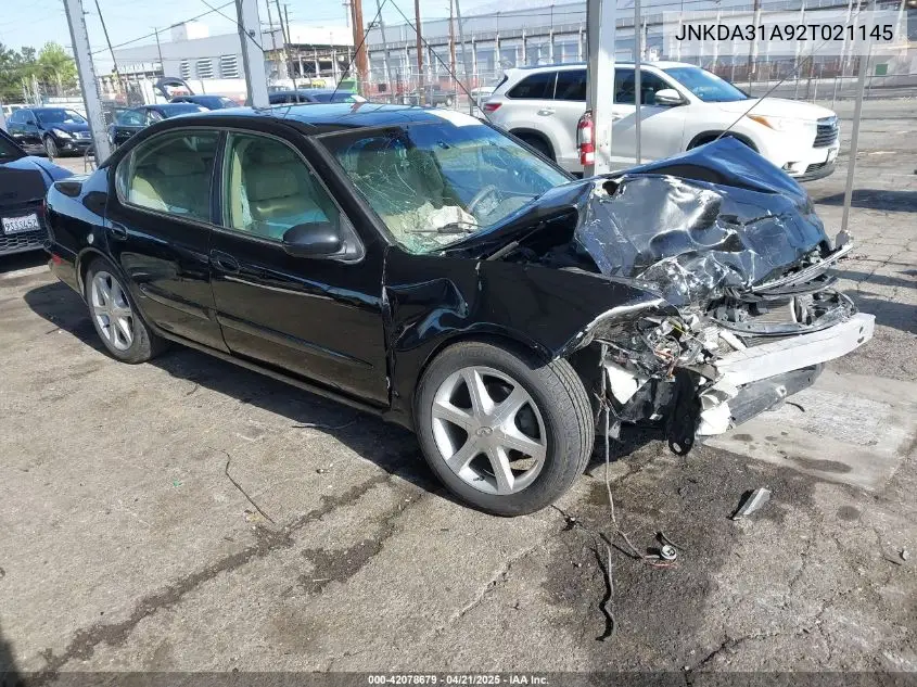 2002 Infiniti I35 Luxury VIN: JNKDA31A92T021145 Lot: 42078679