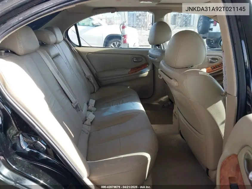 2002 Infiniti I35 Luxury VIN: JNKDA31A92T021145 Lot: 42078679