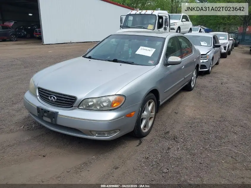 2002 Infiniti I35 Luxury VIN: JNKDA31A02T023642 Lot: 42096567