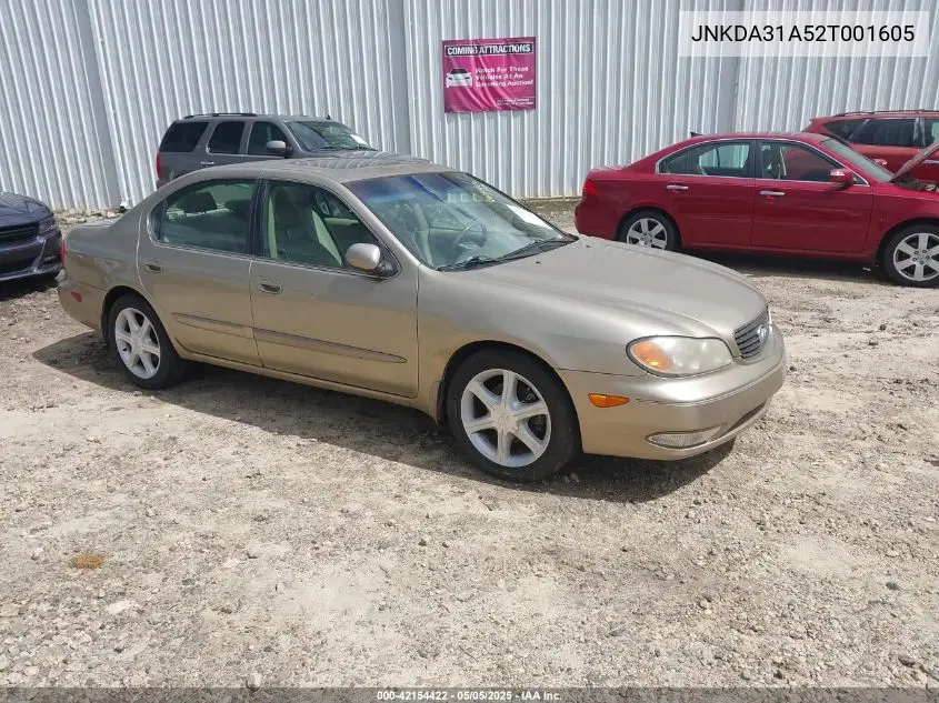 2002 Infiniti I35 Luxury VIN: JNKDA31A52T001605 Lot: 42154422