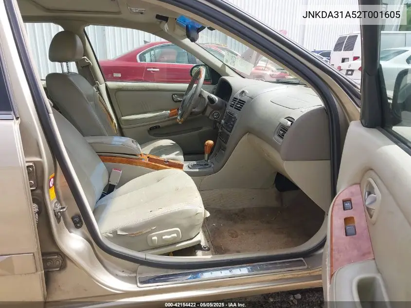 2002 Infiniti I35 Luxury VIN: JNKDA31A52T001605 Lot: 42154422