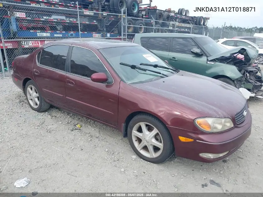 2002 Infiniti I35 Luxury VIN: JNKDA31A12T018871 Lot: 42198305