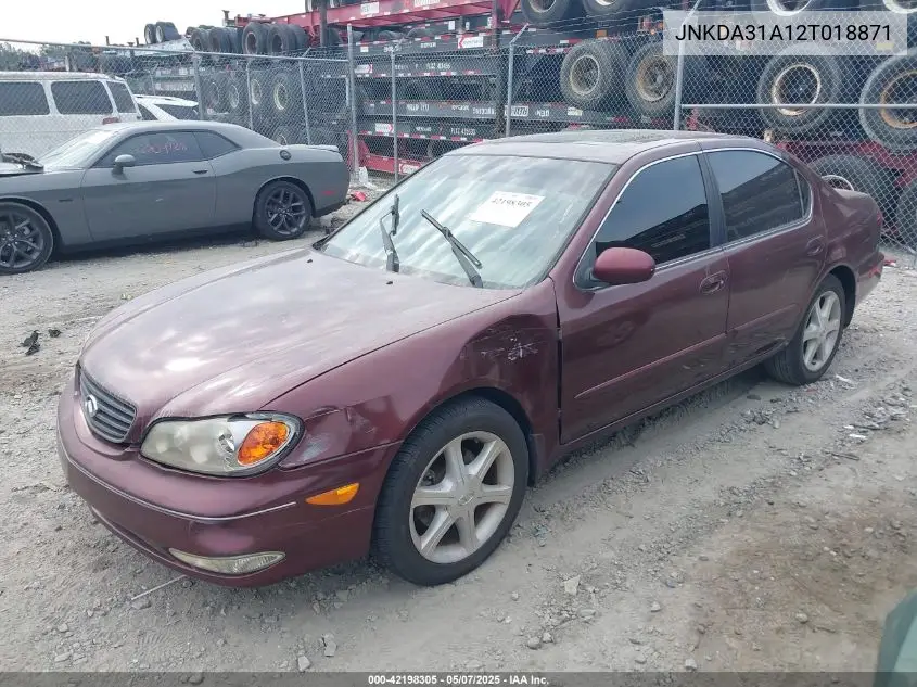 2002 Infiniti I35 Luxury VIN: JNKDA31A12T018871 Lot: 42198305