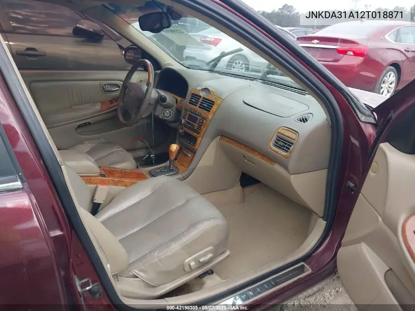 2002 Infiniti I35 Luxury VIN: JNKDA31A12T018871 Lot: 42198305
