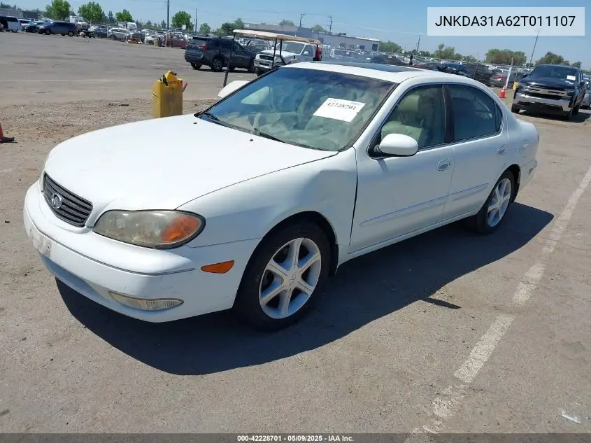 2002 Infiniti I35 Luxury VIN: JNKDA31A62T011107 Lot: 42228701