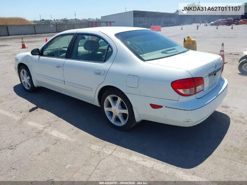 2002 Infiniti I35 Luxury VIN: JNKDA31A62T011107 Lot: 42228701