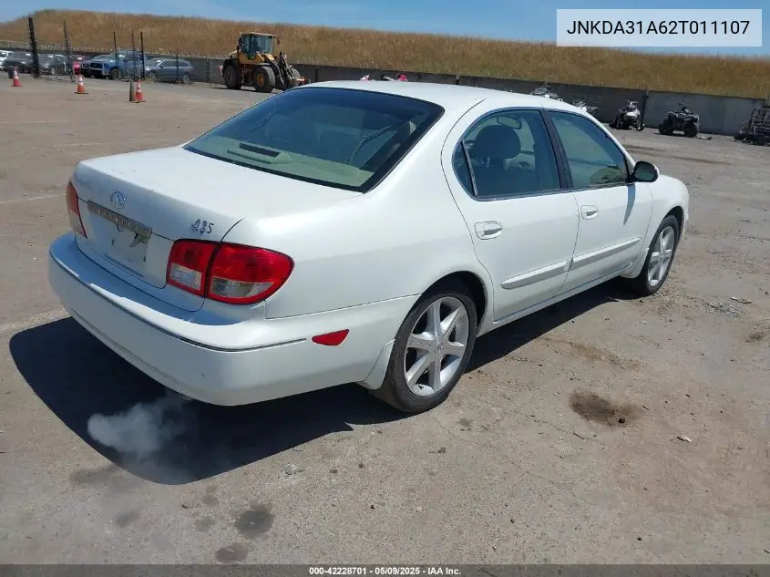 2002 Infiniti I35 Luxury VIN: JNKDA31A62T011107 Lot: 42228701