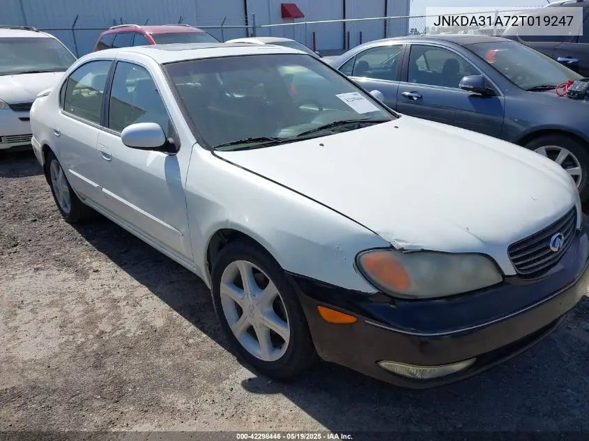 2002 Infiniti I35 Luxury VIN: JNKDA31A72T019247 Lot: 42298446