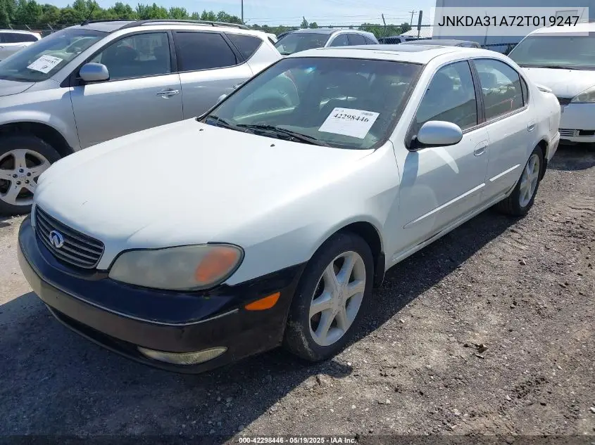 2002 Infiniti I35 Luxury VIN: JNKDA31A72T019247 Lot: 42298446