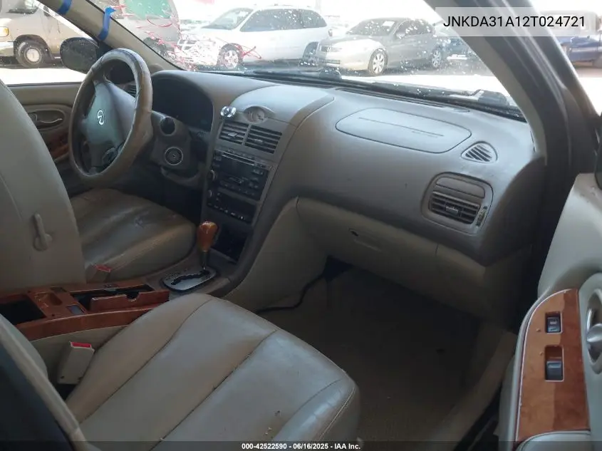 2002 Infiniti I35 Luxury VIN: JNKDA31A12T024721 Lot: 42522590