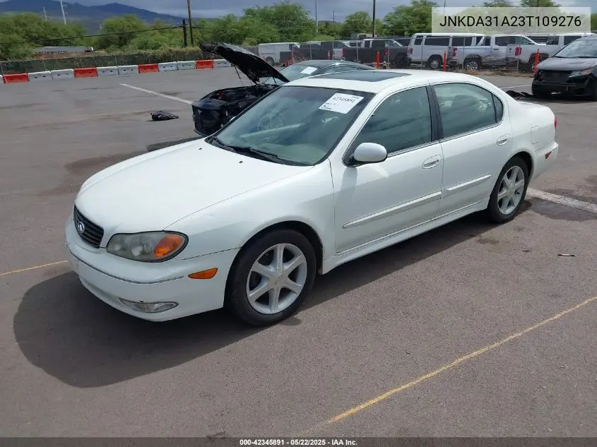2003 Infiniti I35 Luxury VIN: JNKDA31A23T109276 Lot: 42345891