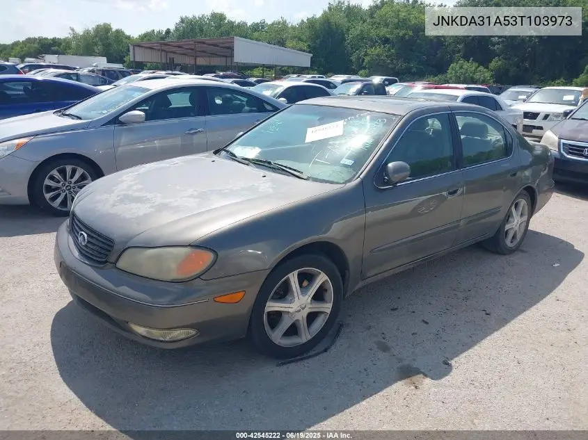 2003 Infiniti I35 Luxury VIN: JNKDA31A53T103973 Lot: 42545222