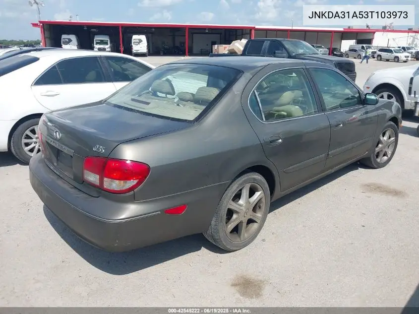 2003 Infiniti I35 Luxury VIN: JNKDA31A53T103973 Lot: 42545222