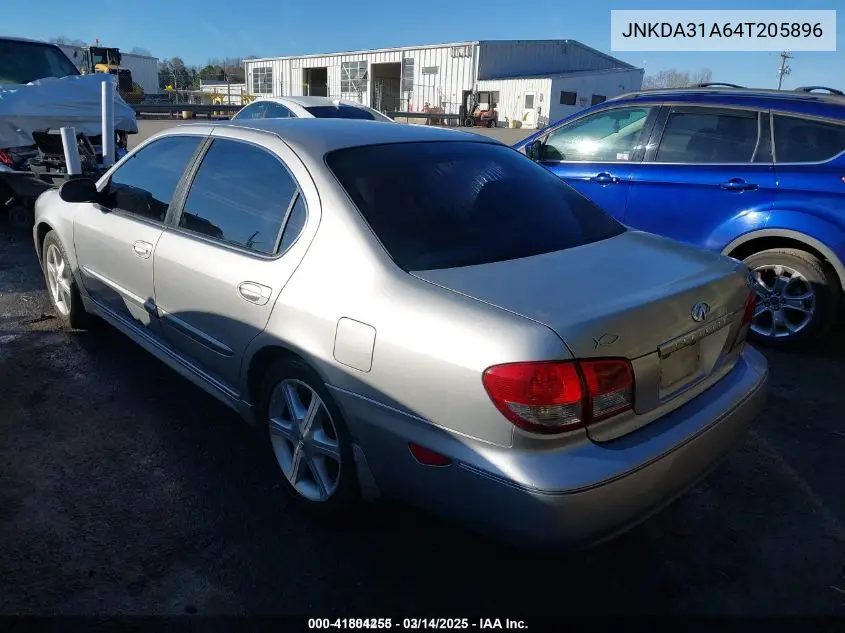2004 Infiniti I35 Luxury VIN: JNKDA31A64T205896 Lot: 41804255