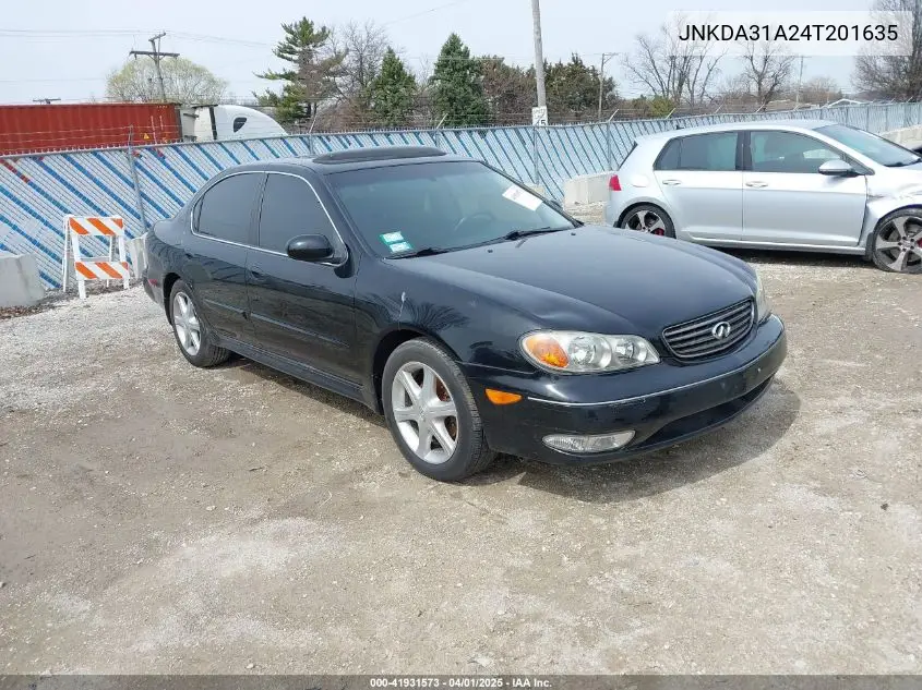 2004 Infiniti I35 Luxury VIN: JNKDA31A24T201635 Lot: 41931573