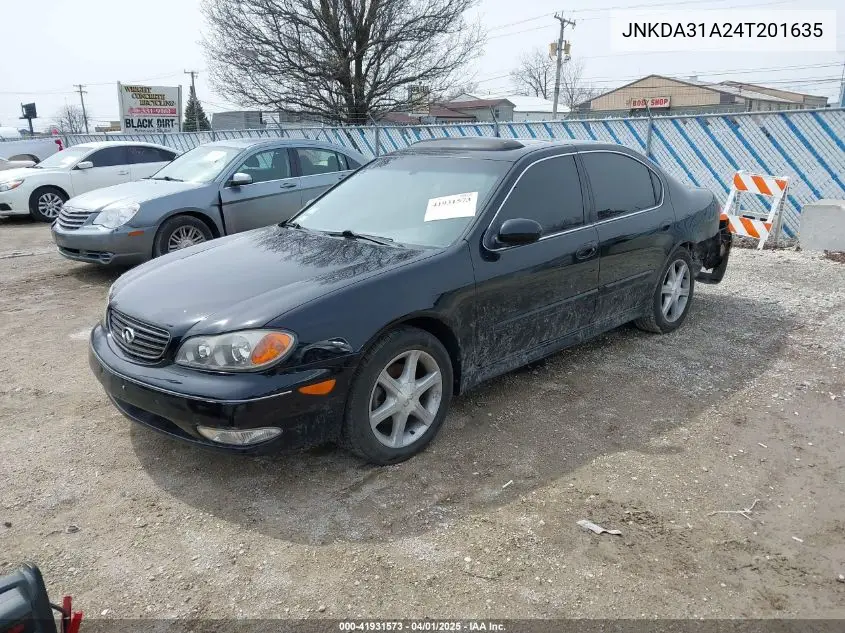 2004 Infiniti I35 Luxury VIN: JNKDA31A24T201635 Lot: 41931573