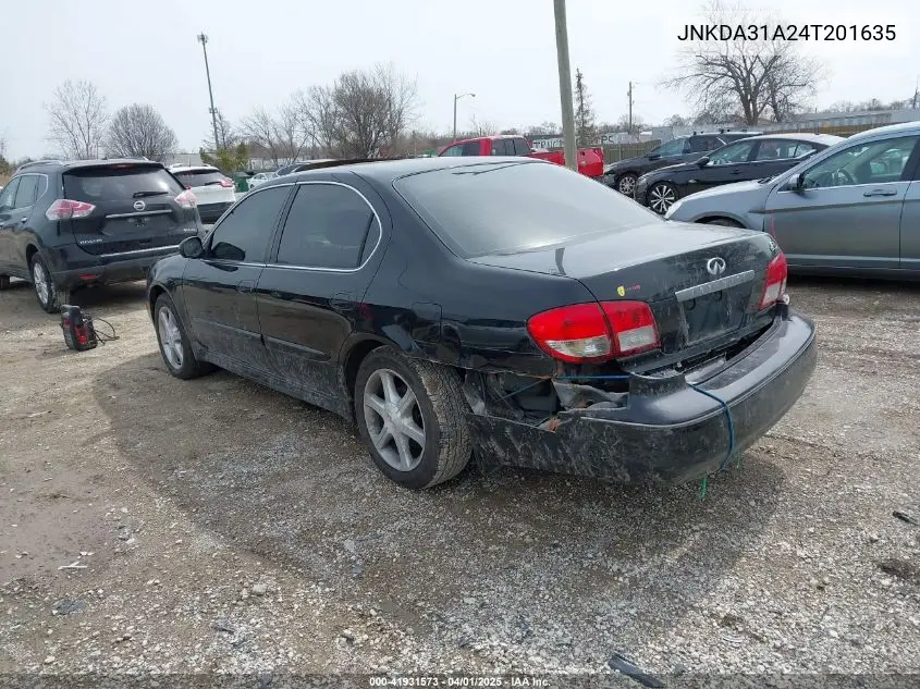 2004 Infiniti I35 Luxury VIN: JNKDA31A24T201635 Lot: 41931573