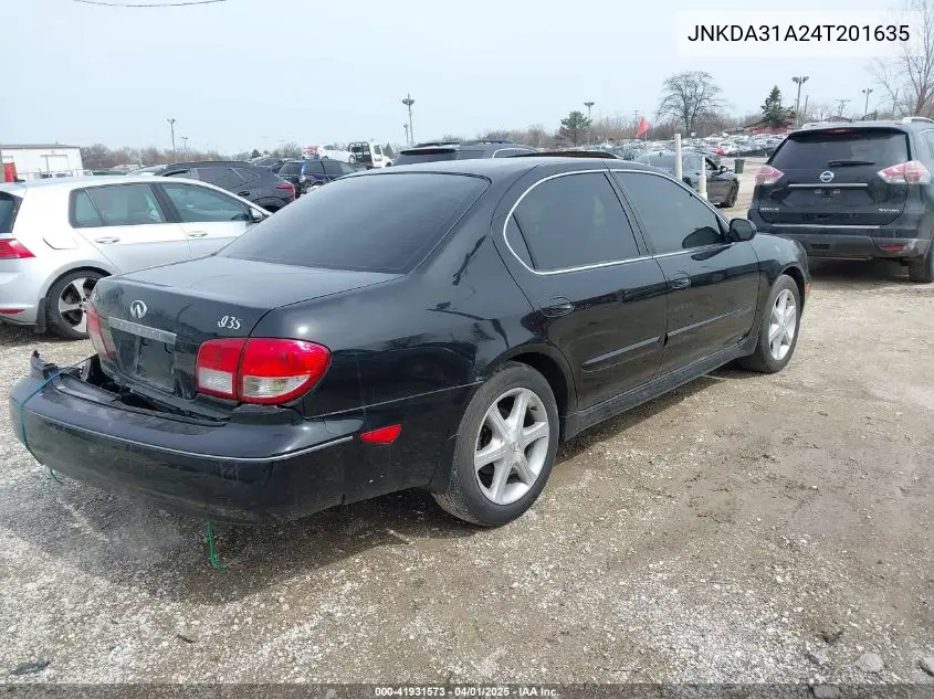 2004 Infiniti I35 Luxury VIN: JNKDA31A24T201635 Lot: 41931573