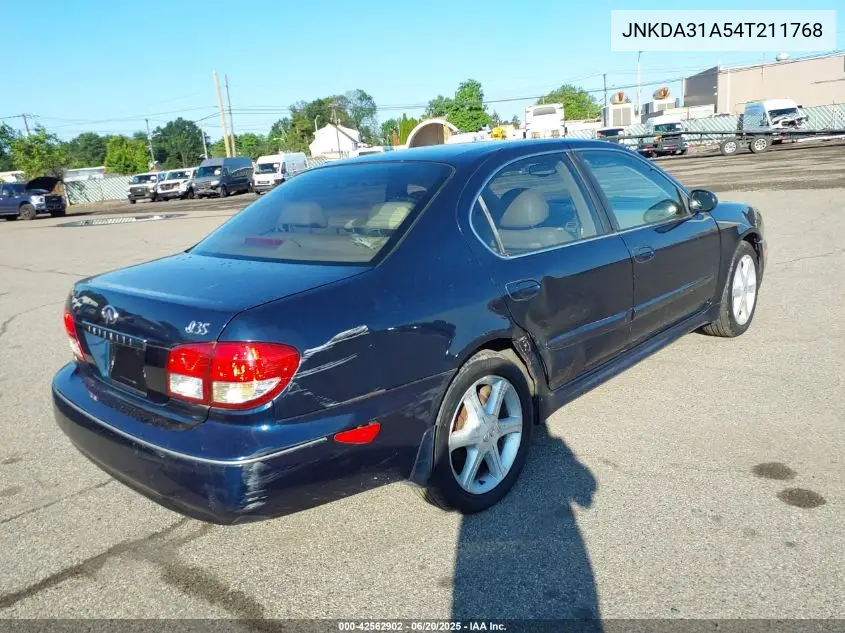 2004 Infiniti I35 Luxury VIN: JNKDA31A54T211768 Lot: 42562902