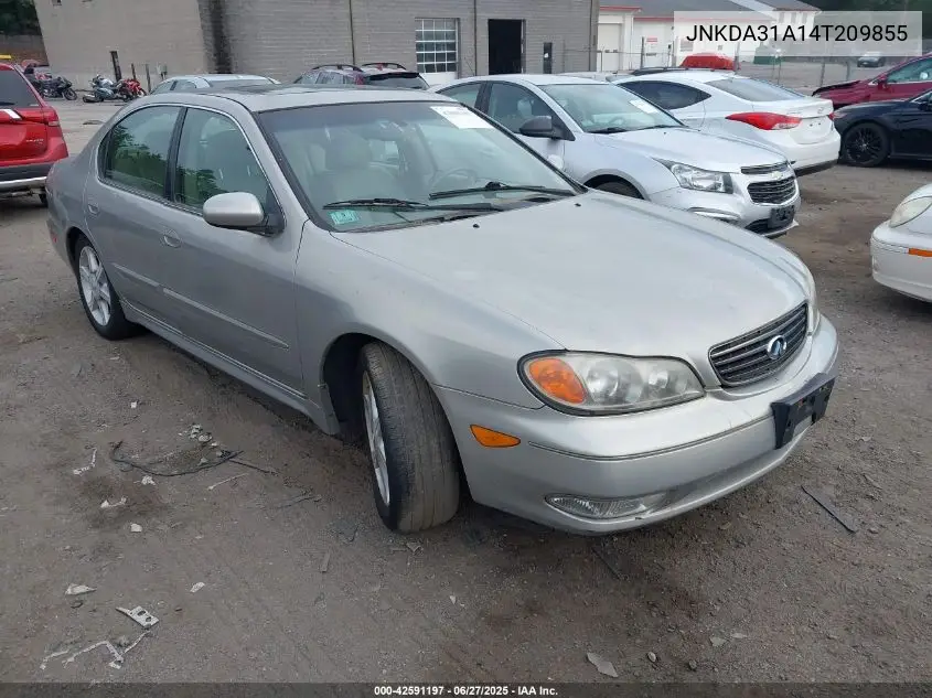 2004 Infiniti I35 Luxury VIN: JNKDA31A14T209855 Lot: 42591197