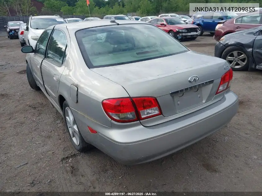 2004 Infiniti I35 Luxury VIN: JNKDA31A14T209855 Lot: 42591197