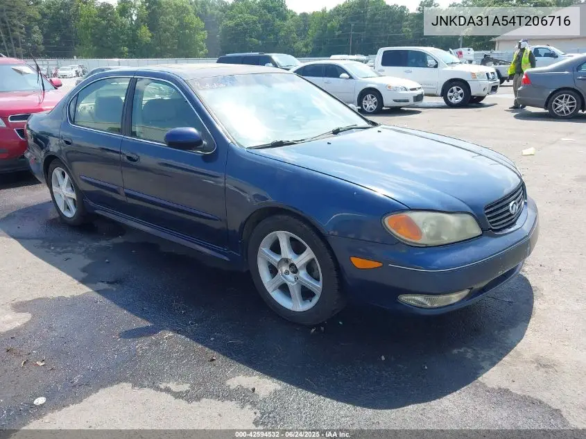 2004 Infiniti I35 Luxury VIN: JNKDA31A54T206716 Lot: 42594532