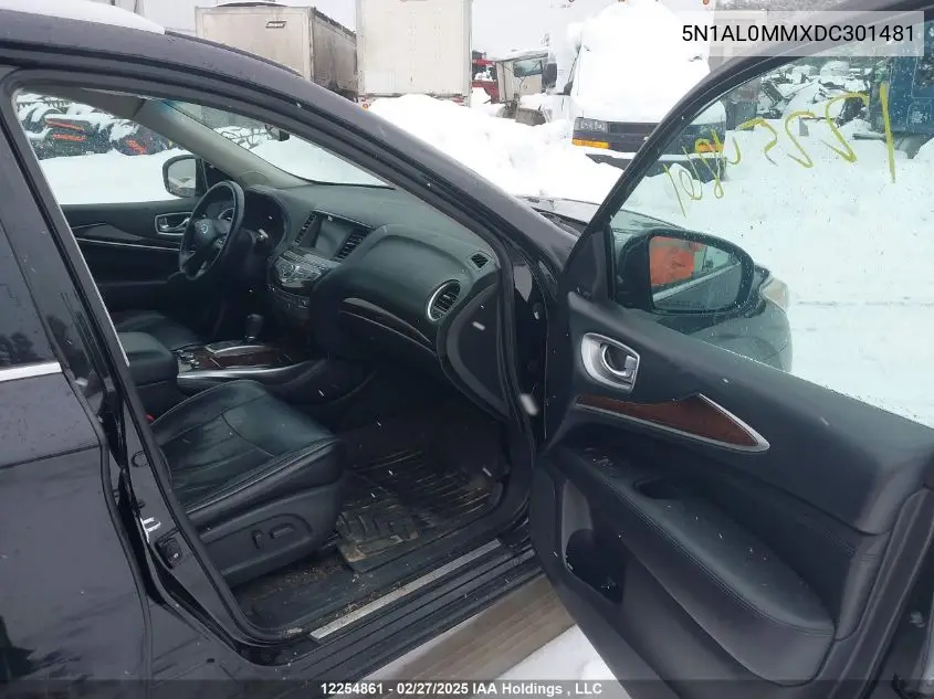 2013 Infiniti Jx35 VIN: 5N1AL0MMXDC301481 Lot: 12254861