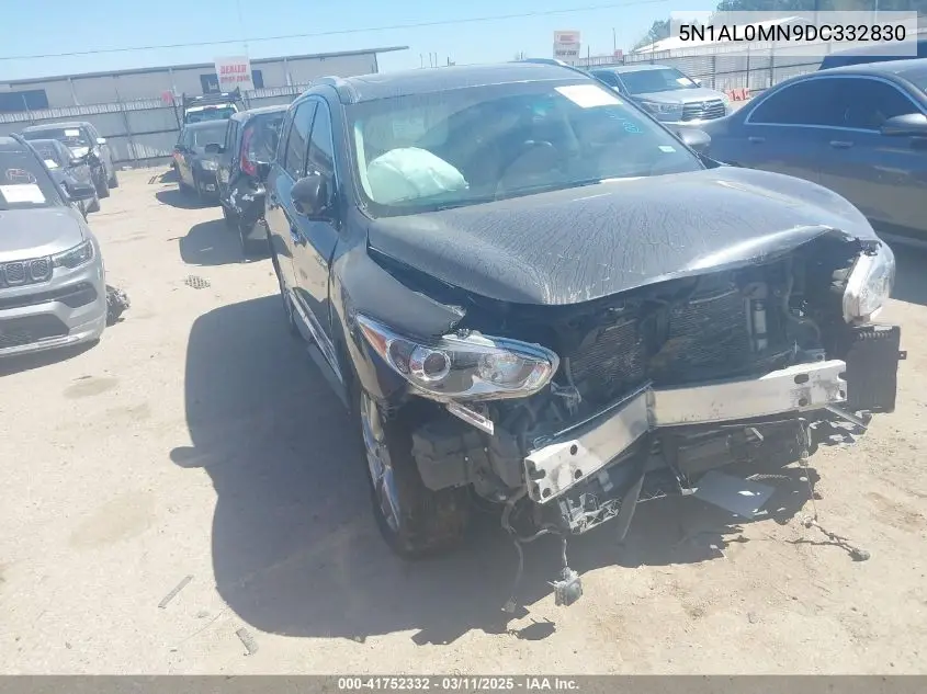 2013 Infiniti Jx35 VIN: 5N1AL0MN9DC332830 Lot: 41752332