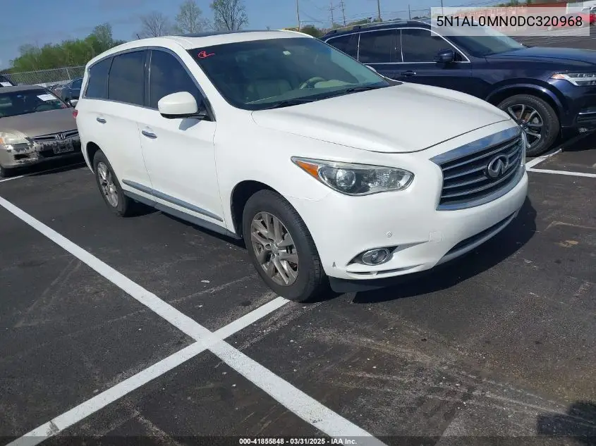 2013 Infiniti Jx35 VIN: 5N1AL0MN0DC320968 Lot: 41855848