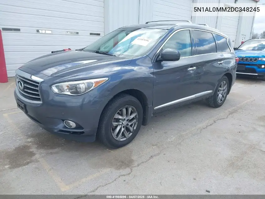 2013 Infiniti Jx35 VIN: 5N1AL0MM2DC348245 Lot: 41985096