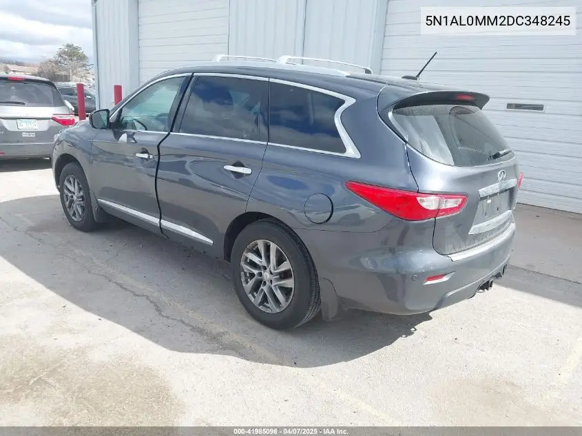 2013 Infiniti Jx35 VIN: 5N1AL0MM2DC348245 Lot: 41985096