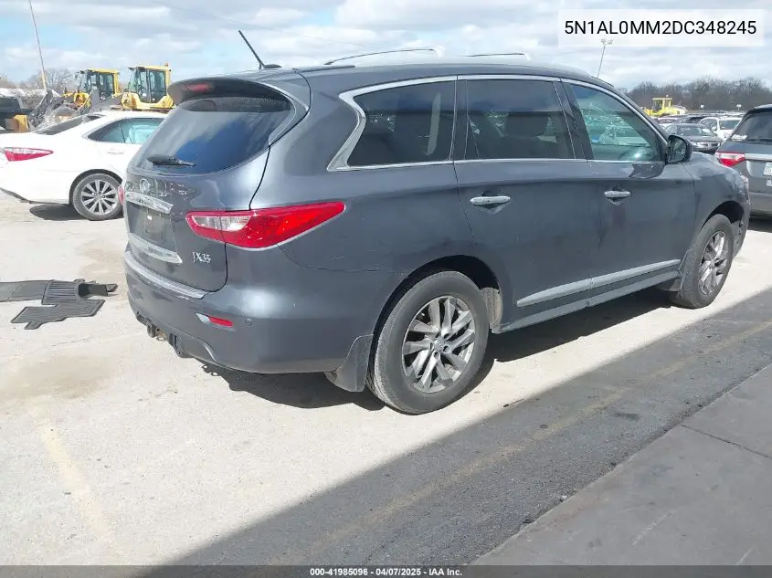 2013 Infiniti Jx35 VIN: 5N1AL0MM2DC348245 Lot: 41985096