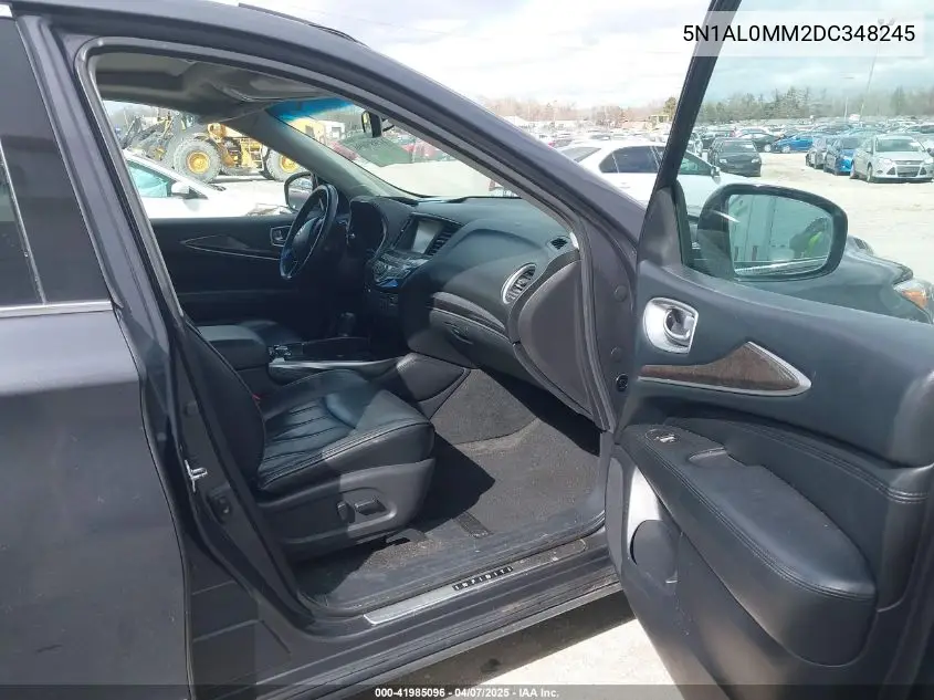 2013 Infiniti Jx35 VIN: 5N1AL0MM2DC348245 Lot: 41985096