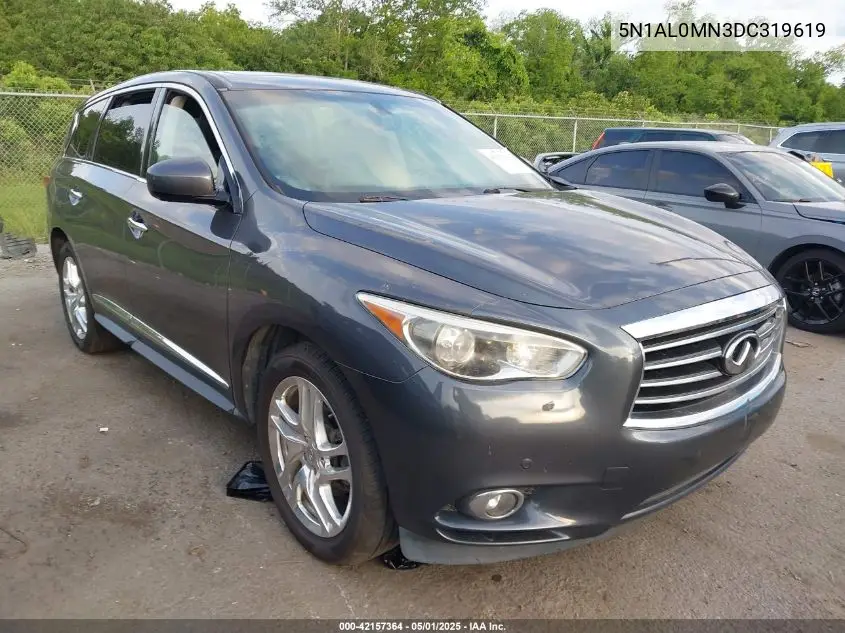 2013 Infiniti Jx35 VIN: 5N1AL0MN3DC319619 Lot: 42157364