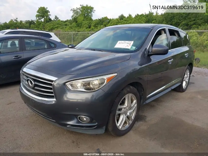 2013 Infiniti Jx35 VIN: 5N1AL0MN3DC319619 Lot: 42157364