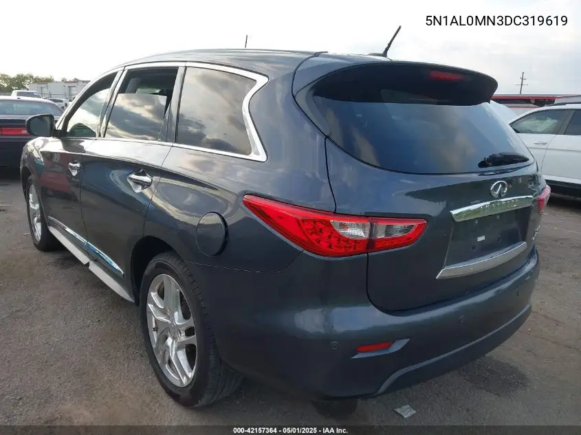 2013 Infiniti Jx35 VIN: 5N1AL0MN3DC319619 Lot: 42157364