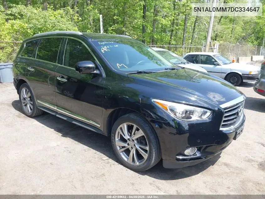 2013 Infiniti Jx35 VIN: 5N1AL0MM7DC334647 Lot: 42159652