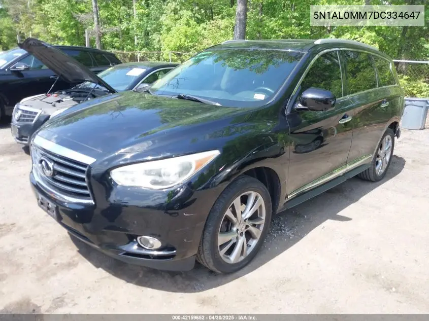 2013 Infiniti Jx35 VIN: 5N1AL0MM7DC334647 Lot: 42159652