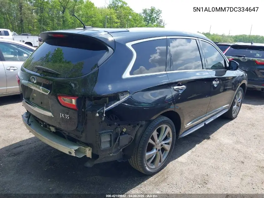 2013 Infiniti Jx35 VIN: 5N1AL0MM7DC334647 Lot: 42159652