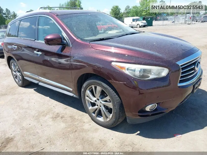 2013 Infiniti Jx35 VIN: 5N1AL0MM5DC325543 Lot: 42179986