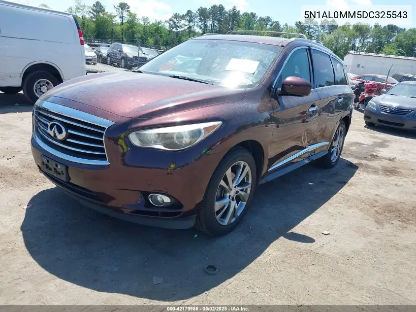 2013 Infiniti Jx35 VIN: 5N1AL0MM5DC325543 Lot: 42179986