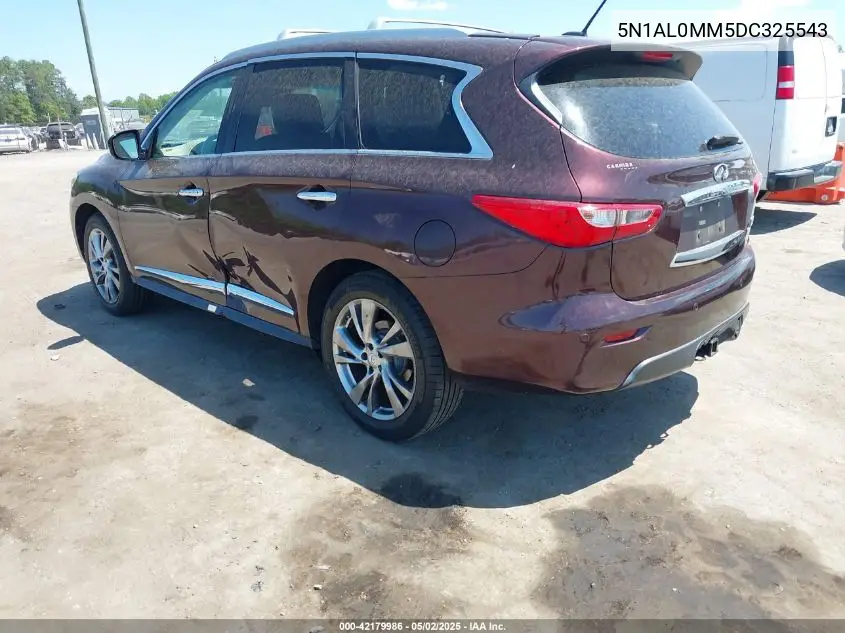 2013 Infiniti Jx35 VIN: 5N1AL0MM5DC325543 Lot: 42179986