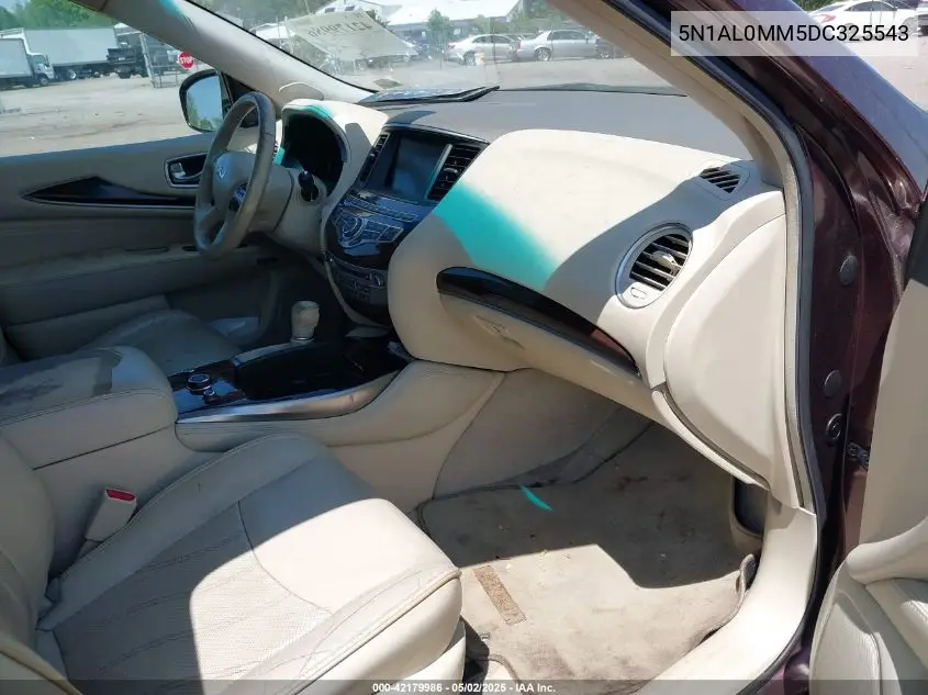 2013 Infiniti Jx35 VIN: 5N1AL0MM5DC325543 Lot: 42179986