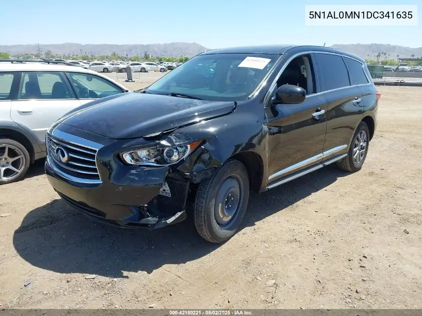 2013 Infiniti Jx35 VIN: 5N1AL0MN1DC341635 Lot: 42180221