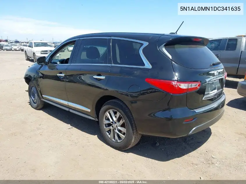2013 Infiniti Jx35 VIN: 5N1AL0MN1DC341635 Lot: 42180221