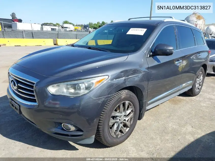 2013 Infiniti Jx35 VIN: 5N1AL0MM3DC313827 Lot: 42185244